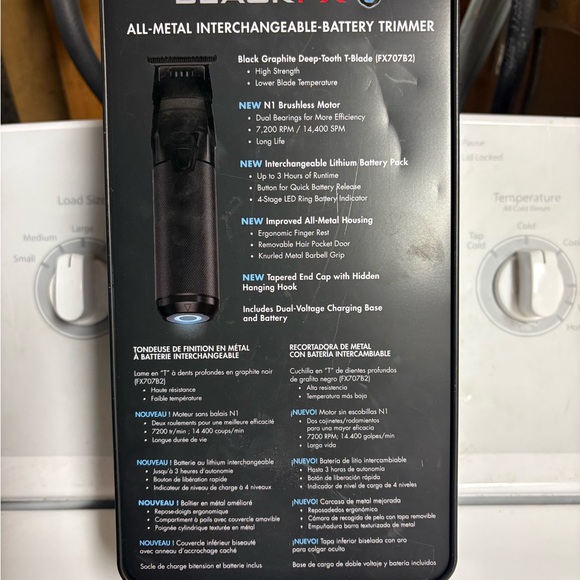 BaBylissPRO Black Hair Trimmer - Picture 2 of 4